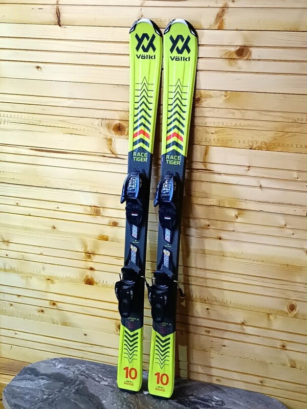 LYŽE VOLKL RACETIGER JR YELLOW 110CM